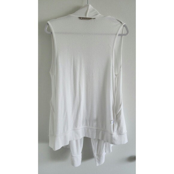 Athleta Mindsight Vest in White Size XS Adjustable Drawstring Pockets Breathable - Picture 6 of 10